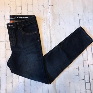 Boys jeans Place 12 dark wash adjustable waist super skinny